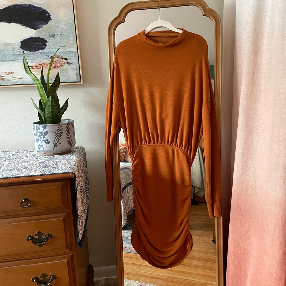 Anthropologie Daily Practice Ruched Dress